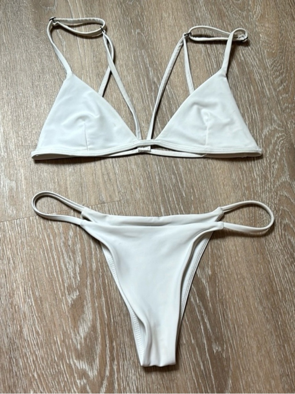 Abysse Dara + Dawn White Bikini Set